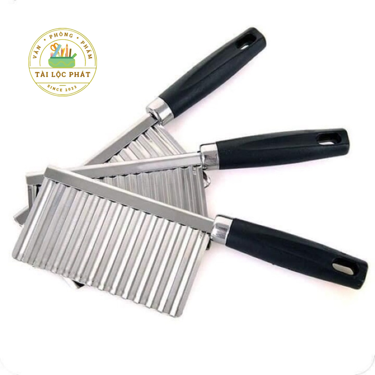 Dao sắn rau củ quả gợn sóng