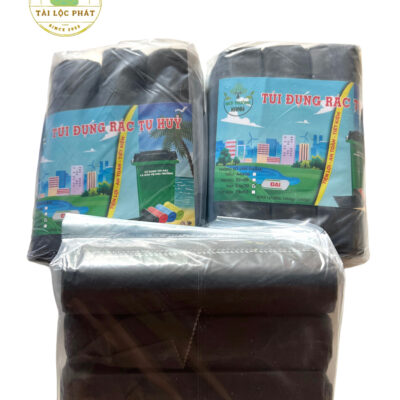 Túi đựng rác đen tự hủy EIG 64x78cm