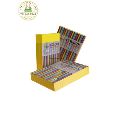 Giấy Colour Paper Vàng Chanh Summer 80gsm Xấp 500 tờ
