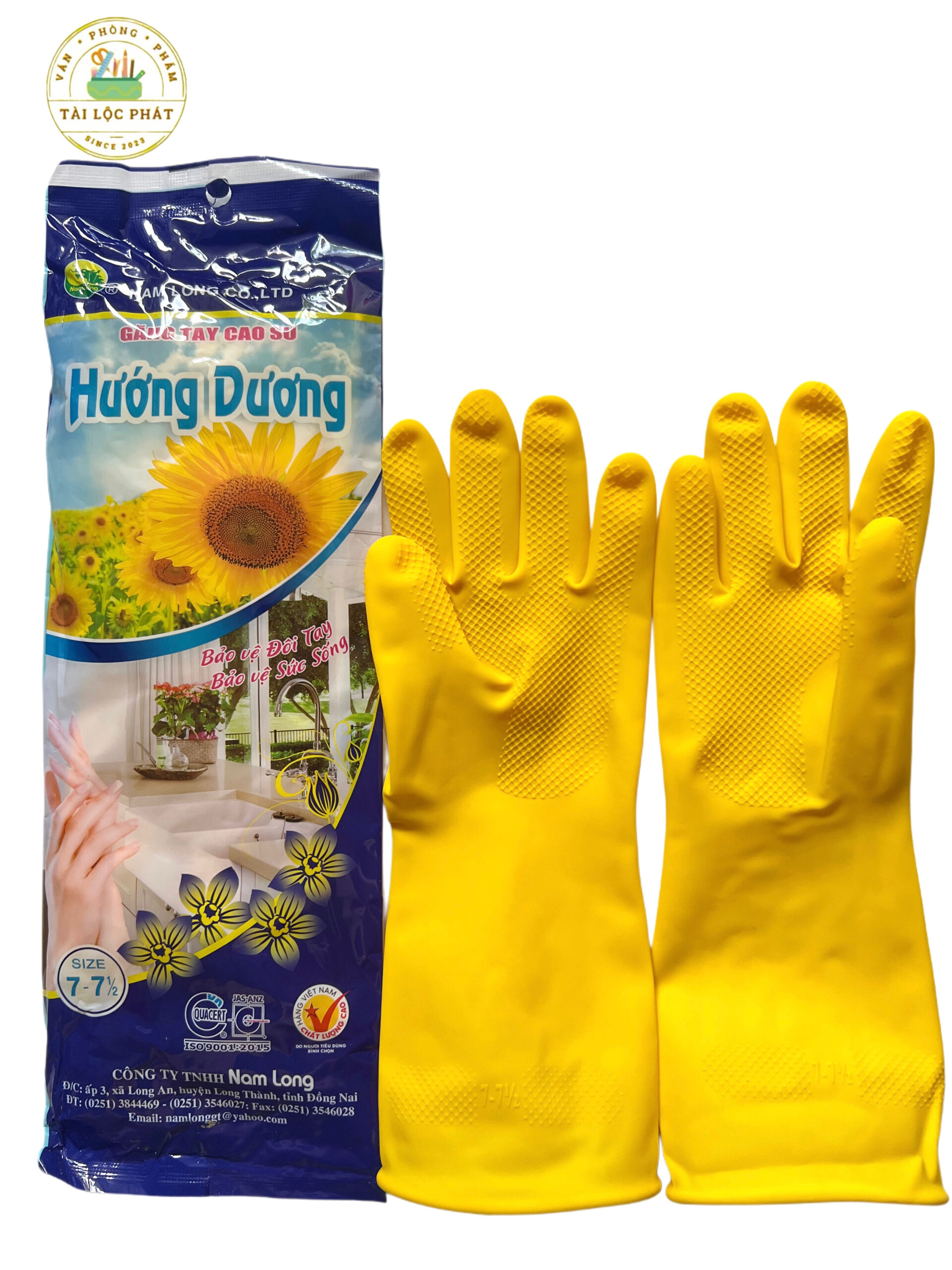 Găng tay cao su Nam Long Size M 30cm