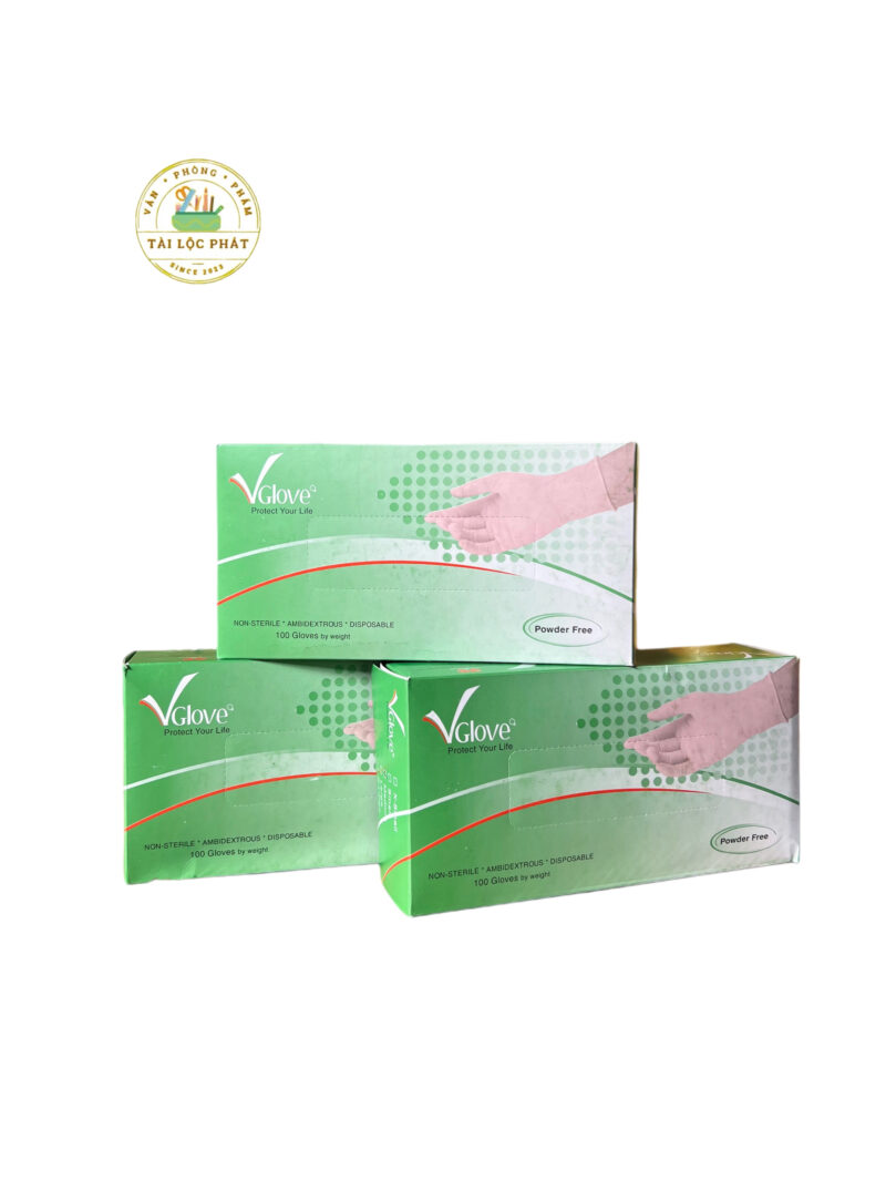 Găng tay y tế Vglove không bột hộp size M