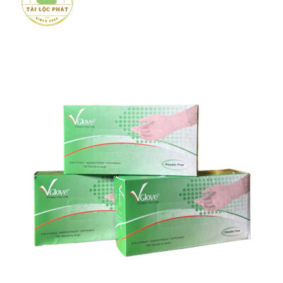 Găng tay y tế Vglove không bột hộp size M