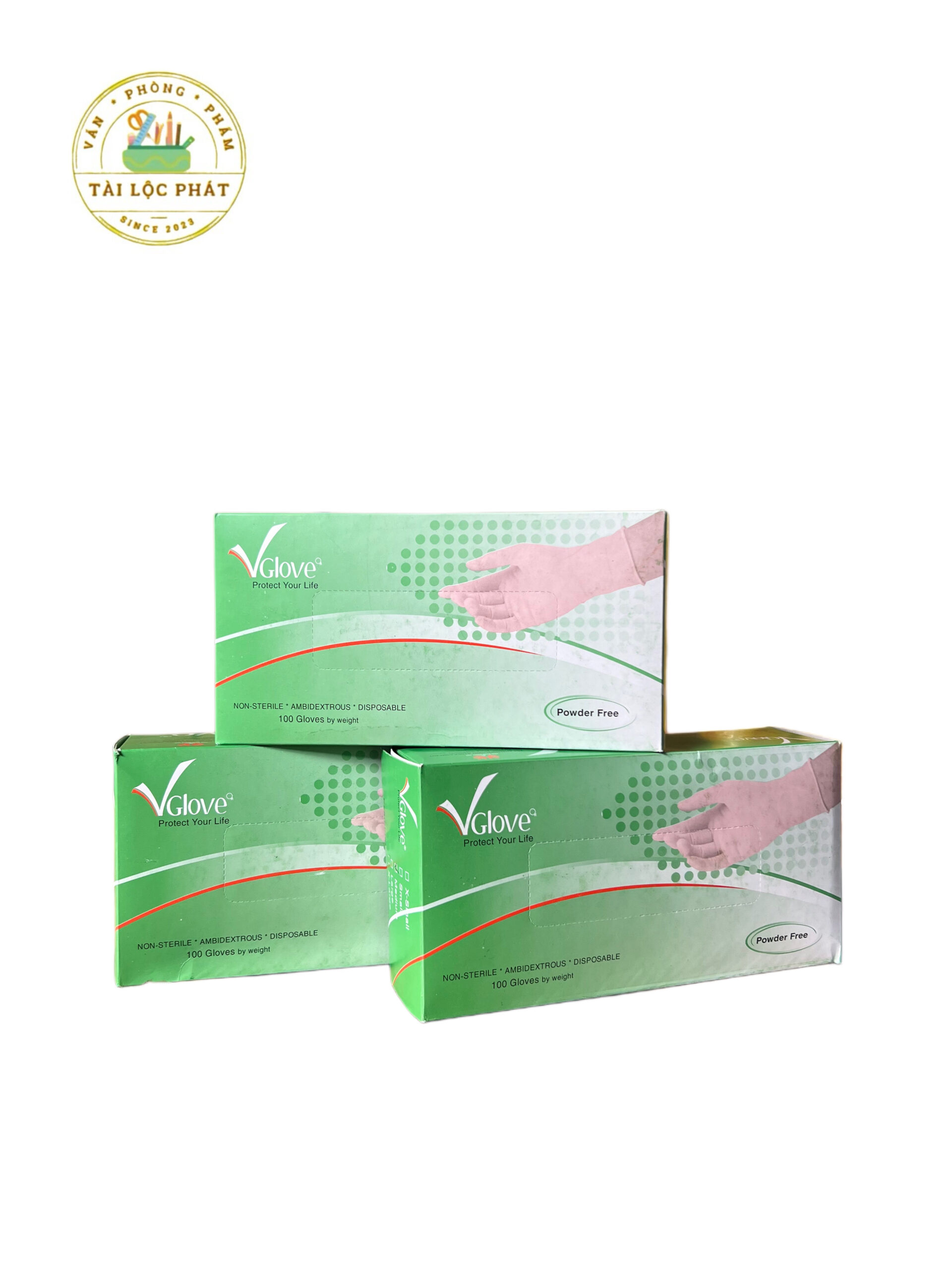 Găng tay y tế Vglove không bột hộp size M