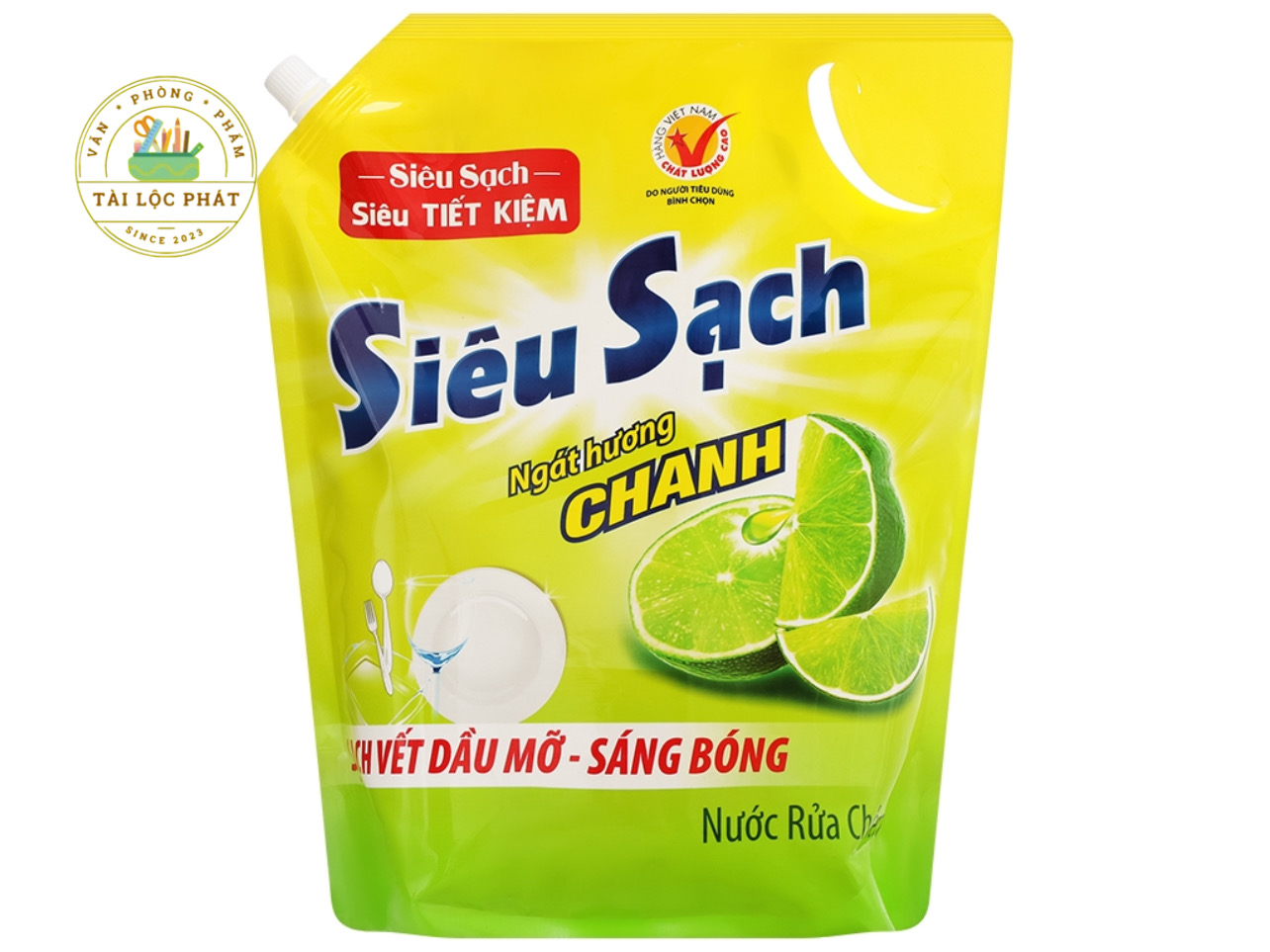 Nước rửa chén Lix túi 3.5kg