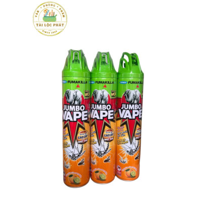 Xịt côn trùng Jumbo hương cam chanh 600ml