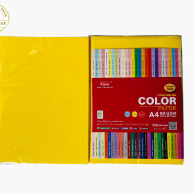 Giấy Color Paper Vàng Chanh 80gsm Xấp 100 tờ
