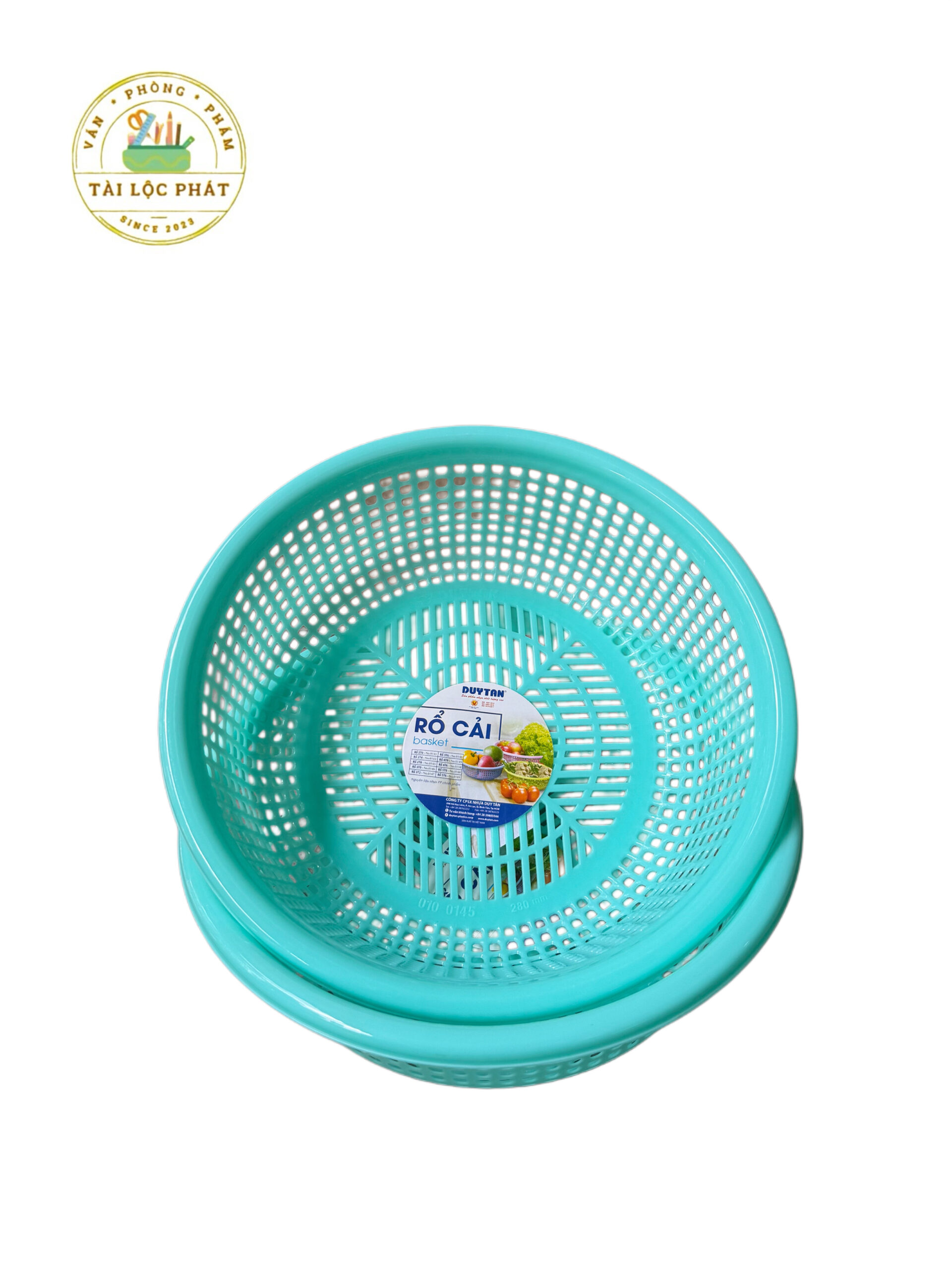 Rổ nhựa tròn 28x9cm