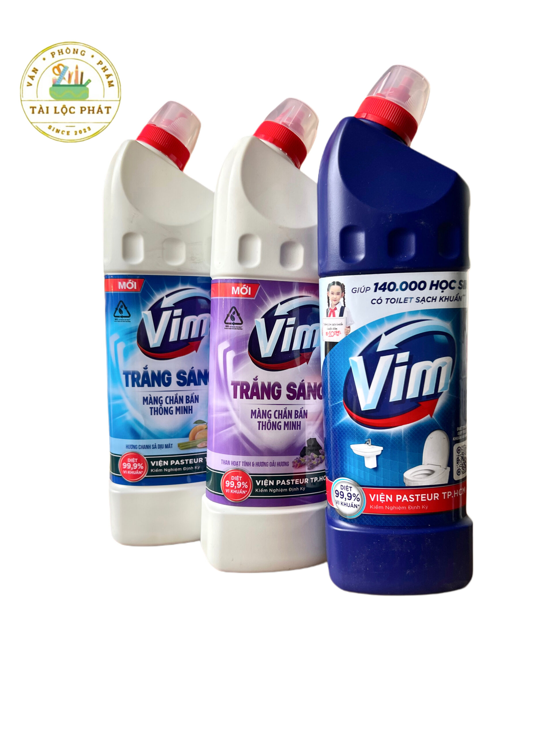 Nước tẩy bồn cầu Vim chai 880ml ( hương ngẫu nhiên )