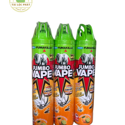 Xịt côn trùng Jumbo hương cam chanh 600ml