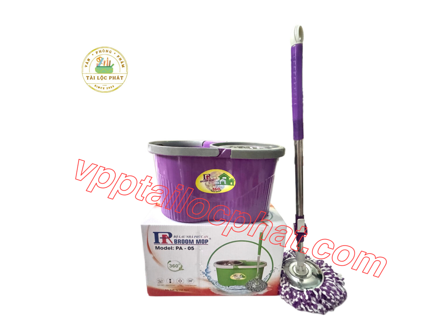 Bộ Lau Nhà 360° Broom Mop PA-02