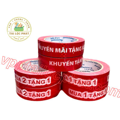 Combo 6 băng keo thông điệp khuyến mãi